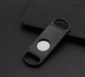 Pocket Plastic Stainless Steel Metal Double Blades Cigar Cutter Knife Scissors Tobacco smoking Tools Accessories Pipes Oil Rigs