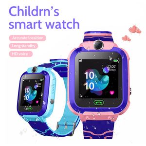 Wholesale hot smartwatch resale online - 2020 popular hot kids smart watch Waterproof baby SOS Positioning G SIM Card Anti lost Smartwatch children Tracker smart clock Call watch