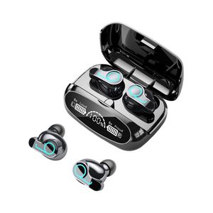 kulaklık seti b toptan satış-M32 B TWS Kablosuz Kulaklık Çift Kulakiçi Kulak Kulaklık Dokunmatik Kontrol LED Ekran Kulaklık Mikrofon Güç Bankası ile