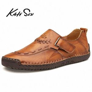 yassı dükkan toptan satış-Yeni Klasik Rahat Rahat Ayakkabılar Erkekler Loafer lar Ayakkabı Deri Erkekler El Yapımı Düz Moccasins Artı Boyutu Resmi Ayakkabı Ayakkabı Mağazaları Top