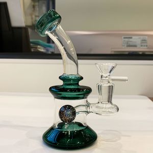 6 Glass Bong Water Pipes Hookahs Kleurrijke Bongs Hoofddienst Mini Pijp DAB Rigs Kleine Bubbler Olie Rig