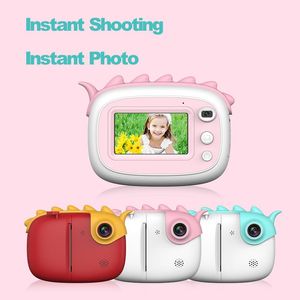 po papel de impressão venda por atacado-Webcams Inches1080p Crianças Instant Imprimir Câmera Digital Vídeo com Papel Papel Thermal Papel Presente Impressão Criança