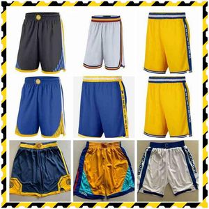 personalizar calções de basquete venda por atacado-Shorts de basquete rgolden rstate rwarriors Swingman Hot s Press Shorts Personalizados
