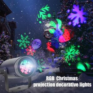lumières de noël spotlight achat en gros de Strings motifs RVB étanche LED LED Lampe de projection de Noël romantique Stage de décoration décoratif de la maison de la fête de la soirée pour Noël intérieur