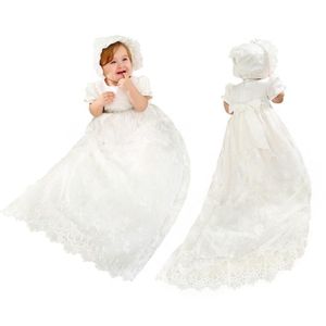 Meisje jurken vintage baby meisje jurk doopsel extra lang e jaar verjaardagsfeestje bruiloft durende baby kleding bebes