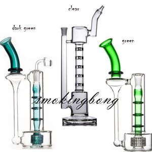 12 inch Tall Glass Bong Hookahs Roken Accessoires Dikke Glazen Bongs Hoofddienst Dab Oil Rig Waterleidingen met mm verbinding