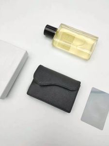Brev D Lyxig designer plånbok mode damer kort läder plånbok Enkel korthållare myntväska