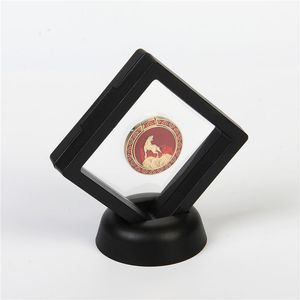 Frames D Jewelry Commemorative Coins set Display Stand Case Rack Collections Storage Box Earring Ring Badge Medal