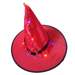 halloween-top-hüte großhandel-Party Masken Orange Hexe Hüte Masquerade Wizard Hut Cosplay Halloween Fancy Kleid Dekor Top