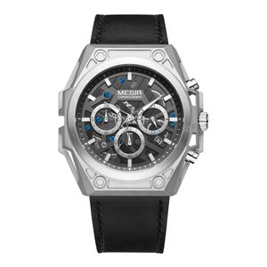カジュアルな到着メガール腕時計デザイナー鉱物耐久鋼シェル5atm腕時計発光機能ベルトピンバックル屋外男の腕時計