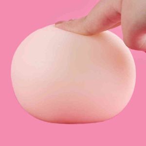 NXY Simulated Breast Portable Male Sex Toy Soft Chest D Gummi Massager Real Touch Nipple Onani