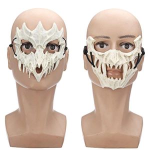 Party Masks Funny Cosplay Face Latex Mask Mouth Masquerade Theme Costume Props Halloween Costumes Accessories Decoration