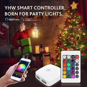 Wholesale voice ic resale online - YHW Smart Light Controller for LED Strip WS2811 WS2812 Driver IC DC V Voice Control WiFi Remote Controller Upgraded