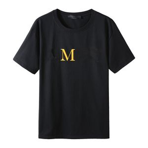 рубашки 4xl случайные оптовых-Летний дизайнер Мужские футболки Мужчины Женщины Tees Черный Белый Повседневная Логотип Свободная Повседневная Тонкий Модный Бренд Дизайн Thirts Thirts Хорошее Качество Размер M XL