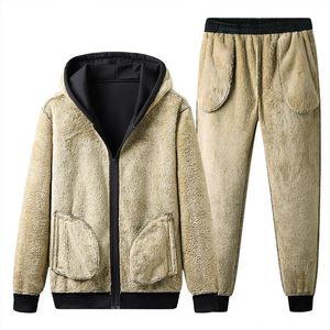 Wholesale spring specials for sale - Group buy Men s Tracksuits Special Price Plush Warm Leisure Sports Suit In Spring And Winter Fashion Cardigan
