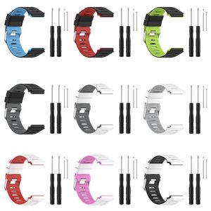 banda de trem venda por atacado-Assista Bandas Silicone Watchband Strap para Garmin Forerunner XT Pulseira Running Cycle Cycle Training Band Sport