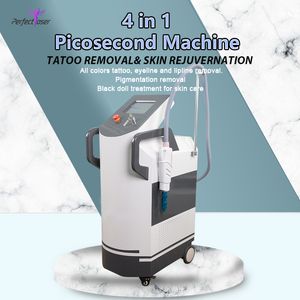 Pico Laser voor Acne Littekens Machine Picolaser Tattoo Removal Apparaat Gezichtsmachines Lift Contour Tone Skin