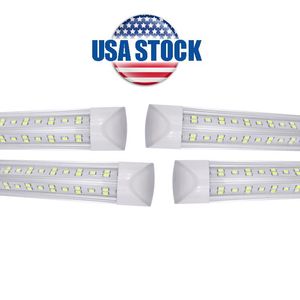 25 Pack Chłodnice Drzwi Zintegrowane FT LED Light T8 Tubes V Kształt Chłodnice Drzwi USA Ameryka LED Bulbs FT FT FT fluorescencyjne światła AC85 V USA