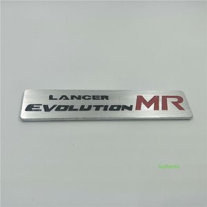 mitsubishi mr venda por atacado-Alumínio Metal Car Styling para Mitsubishi Lancer Evolution x Emblema Emblema Logo Decalque Adesivo