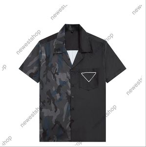 kamuflaj gömlek tasarımları toptan satış-Yaz Erkek T Shirt Tasarımcı Lüks Tişört Kamuflaj Ekleme T Gömlek Klasik Moda Bayan Giyim Kısa Kollu Mektup Baskı T Shirt Casual Tops Tee