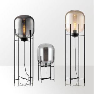 ODA Pulpo Nordic Post-Nowoczesne Przemysłowe szklane szklane lampy podłogowe Salon Ball Art Minimalistyczna lampa podłogowa