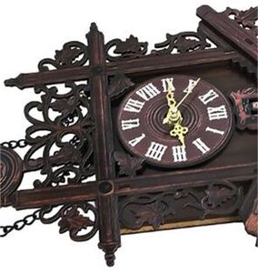 vintage clocks venda por atacado-Relógio de parede de cuco de madeira vintage para sala de estar casa restaurante quarto decoração v2