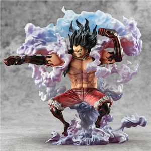 One Piece Monkey D Luffy Snake Man Gear Fourth Action Figure Decoration Home Statue Japan Anime Character Figurine Collectible Q0722