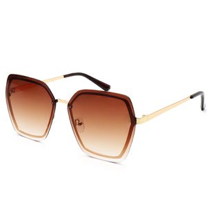 男性ブランドのサングラスラグジュアリーデザイナーサンメガネビーチ夏スタイルの女性広場フレームレスレンズ紫外眼鏡6種類のカラー3788モデル