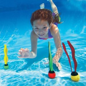 yüzme havuzu oyuncakları ve aksesuarları toptan satış-Havuz Aksesuarları adet Çocuk Bitkileri Oyuncak Spor Yüzme Oyuncaklar Deniz Bitki Şekil Dalış Eğitimi Forchildren