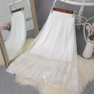 Wholesale skirts for maternity resale online - midi tulle maternity skirt under wedding dress over the belly Ladies Vintage Summer Elegant Sexy Skirts hangers space saving Korean style Female clothing