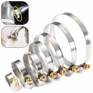 5pcs genuine jubilee stainless steel clips fuel hose pipe clamps worm drive durable anti-oxidation on Sale