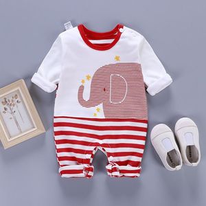 одежда для новорожденных пижам оптовых-Baby Rompers с длинным рукавом комбинезон новорожденного одежды весна осень пижамы ребёнок мальчик одежда B3