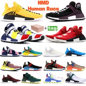 kırmızı hu shoesman ra shoesce ayakkabı
 toptan satış-İnsan Yarışı Koşu Ayakkabıları NMD Hu Pharrell Sarı Siyah Kırmızı Erkekler Sneakers Beyaz Oreo Eşitlik Güneş Paketi Anne BBC Çok Renkli Kadın Tasarımcı Spor Eğitmenleri Ile