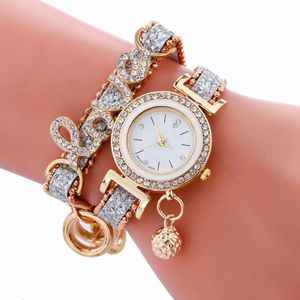 frau webt großhandel-Armbanduhren Womans Armbanduhr Stilvolle Einfachheit Weben Armband Frau Uhren Uhr Damen Damen