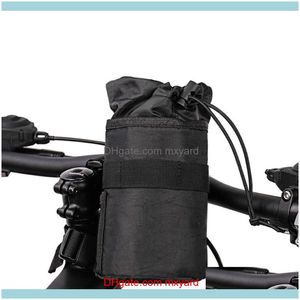 Wholesale stem bottle cage resale online - Cages Aessories Sports Outdoorsbike Handlebar Water Bottle Bag Bicycle Insulated Stem Drink Cup Holder Cycling Frame Strap On Waterproof Sto