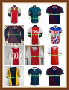 ajax shirts venda por atacado-1989 Haler Ajaxes Retro Jersey Rijkaard Kluivert Litmanen Seedorf Davids Overmars Babel Camisa de Futebol Vintage