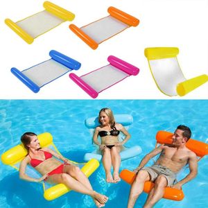 Zwembad Accessoires Outdoor Opvouwbare Water Hangmat Recliner Opblaasbare Drijvende Bed Zwemmen Slaapstoel Matras