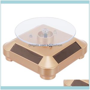 Wholesale watch rotating stand for sale - Group buy Packaging Jewelrysolar Watch Display Stand Rotating Turntable Jewelry Pouches Bags Drop Delivery Ifwqj
