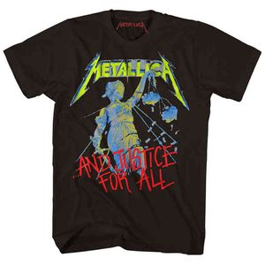 metallica shirts оптовых-Metallica Band Rock черный белый с коротким рукавом хлопчатобумажная футболка