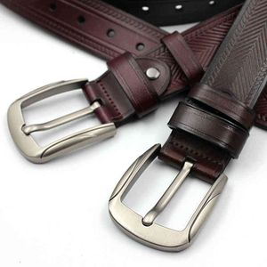 Wholesale fat belts for sale - Group buy Long Fat Man Men s Real Young and Middle aged Leisure Pin Buckle Pure Leather Pants Belt Large Size