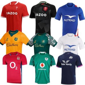 2021 2022 Wales Rugby Jersey 21 21 22 National Inglaterra Irlanda Austrália Escócia Casa Away Size alternativo S-3XL Camiseta em Promoção