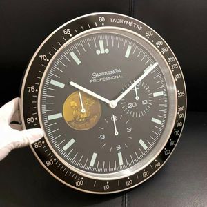 ana saatler toptan satış-Duvar Saatleri Lüks Saat Hız Master Kuvars Modern Tasarım Metal Sanat İzle Relogio de Parede Horloge