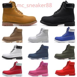 Wholesale black work shoes for women for sale - Group buy 2021 man timber boots designer mens womens shoes top quality Ankle winter boot for cowboy yellow blue black pink hiking work