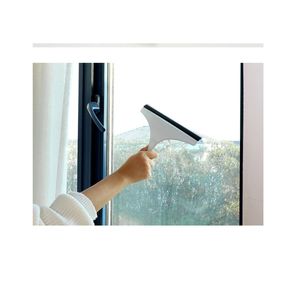 glass scrapers toptan satış-Cam Silecekler Temizleyici Ev Pencere Temizleme Aracı Artefakt Kazıyıcı Kauçuk Tek Taraflı Mendil Banyo Aynası