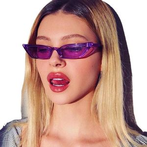 Zonnebril Rode Dames Kat Oog Vrouwen Merk Designer Mode Kleine Frame Zonnebril voor Vrouwelijke Trend Glases UV400