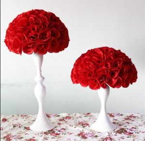 Nieuwe kunstmatige codering rose zijde bloem kussen ballen grote hangende bal kerst ornamenten bruiloft decoraties