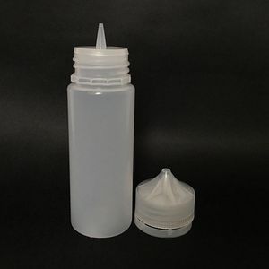 パッキングボトルペンの形のPEの長い詰め替え可能なボトルEシガレットの液体120mlジュースのネイルジェルのためのタンパーの帽子