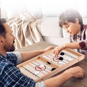 board game table venda por atacado-Bounce Parent Child Interaction Crianças Bounce Chs Ice Hockey Table Gam Gobang Dois em um jogo de brinquedos de jogo