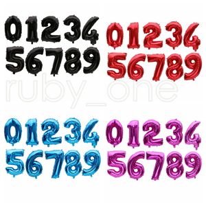 Wholesale 32 inch number balloons for sale - Group buy Helium Balloon Inch Gold Letter Number Aluminum Foil Balloons Helium Ballons Birthday Decoration Wedding Air Balloon Party Supplies R4147