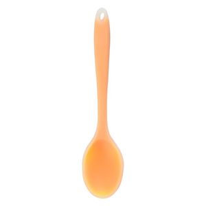 Wholesale mixing spoon for baking resale online - Spoons Non Stick Easy Clean Universal Portable Adults Heat Resistant For Cooking Kids Durable Mixing Silicone Spoon Rice Baking Kitchen